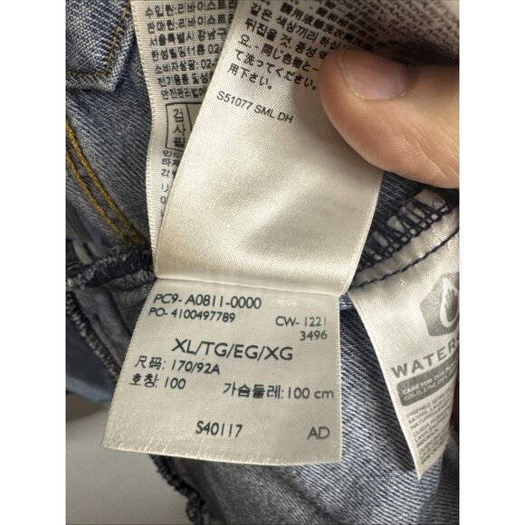 Levi’s Premium XL Denim Trucker Jacket Men’s Blue Lyocell Blend Relaxed Fit - Picture 9 of 9